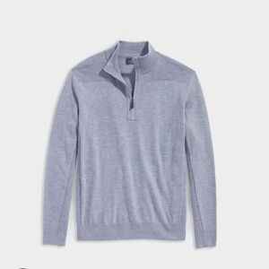 Vineyard Vines Ghost Tree Merino Wool Quarter-Zip Sweater